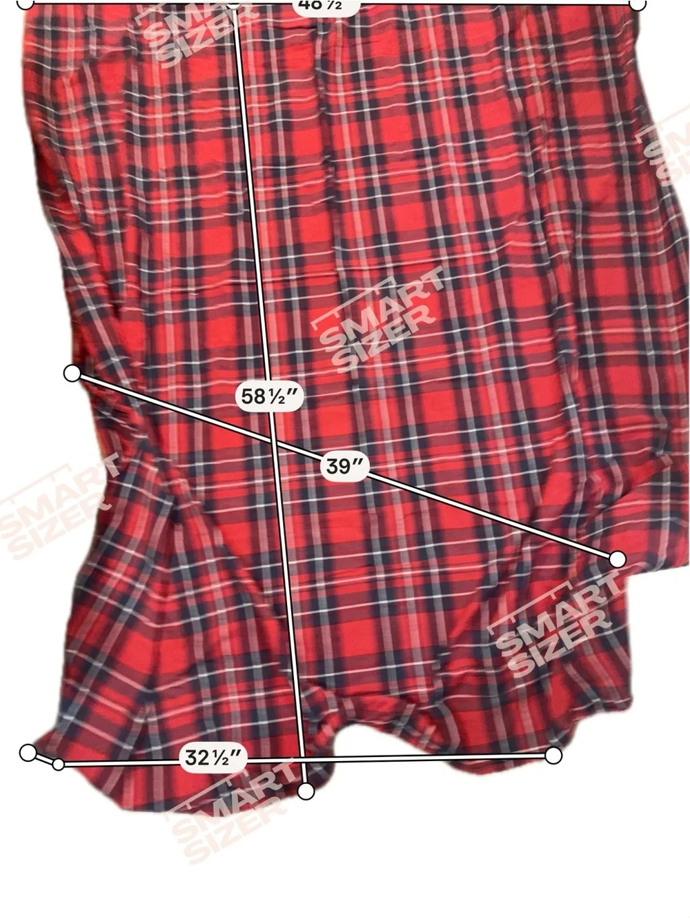 Well Dressed Home Red Plaid tablecloth